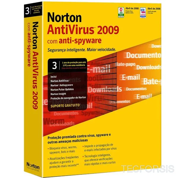 Norton AntiVirus 2009 - 3PCs