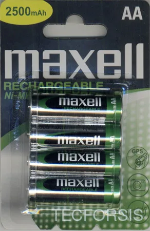 2XAA-R6 2500 mAh RECARREGAVEL